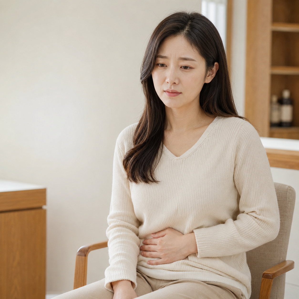 생리불편 월경통 이미지