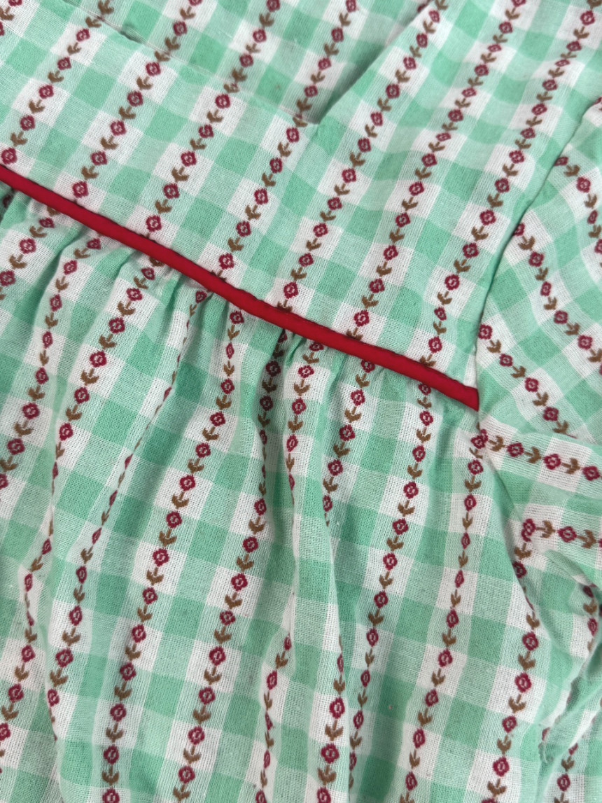 (종이패턴) 노브라 파이핑 잠옷 상의 패턴 + 바지 패턴 잠옷 만들기 도안 DIY 재료 키트 동영상제공