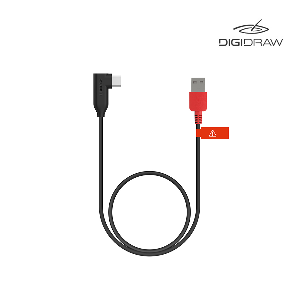 디지드로우 USB-C to C 전원 케이블 UC04 / 튜링 14 액정타블렛 호환