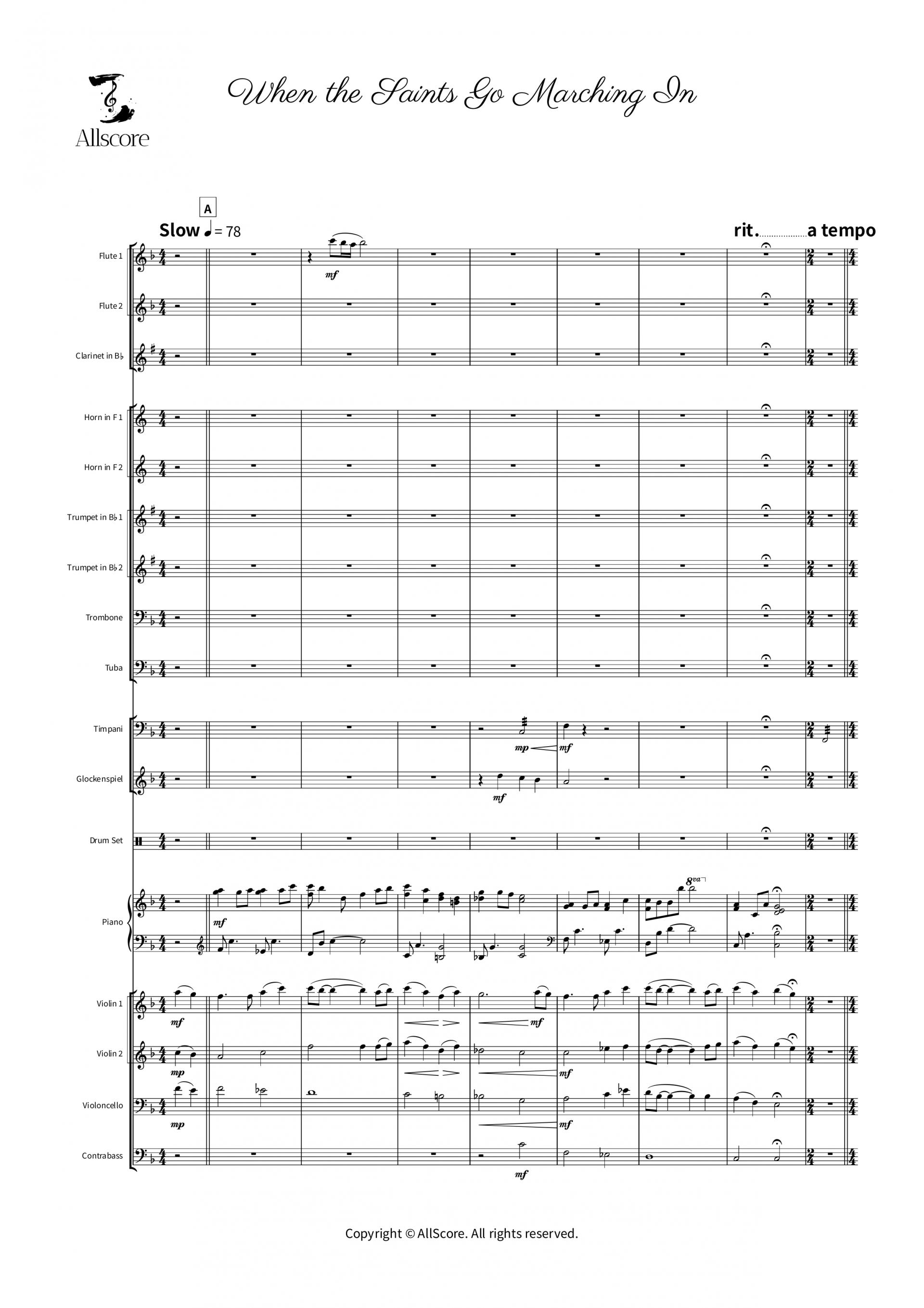 When the Saints Go Marching In - Full Orchestra Ver. 1