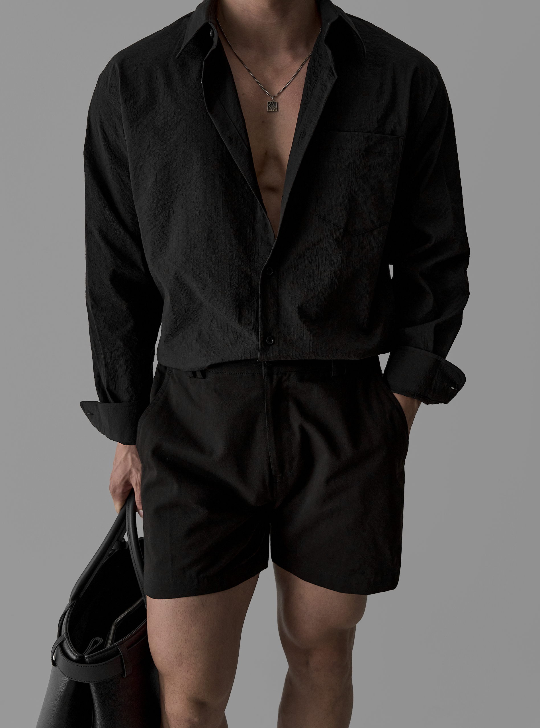 벤즈 시어서커 셔츠