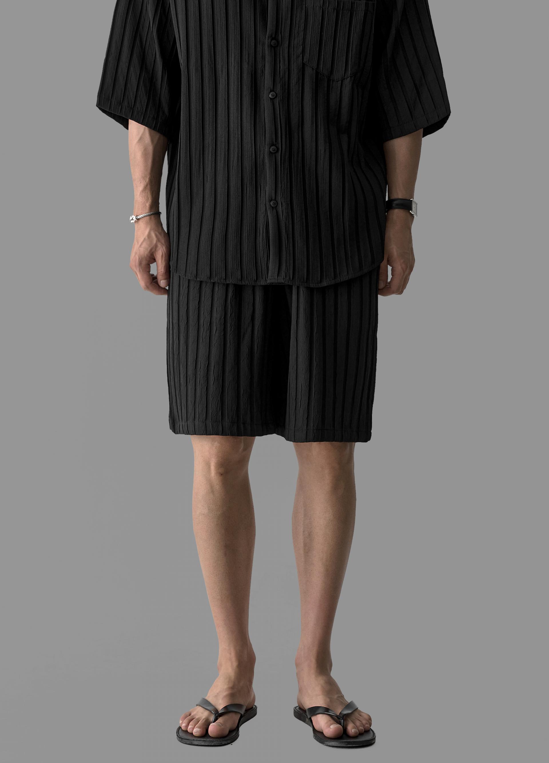 쉴레 플리츠 하프 팬츠
