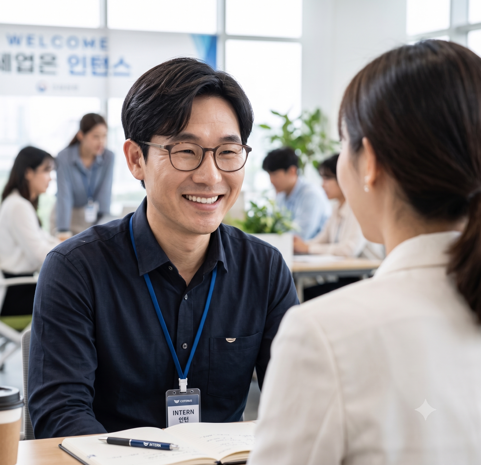 인턴십 상담 모습