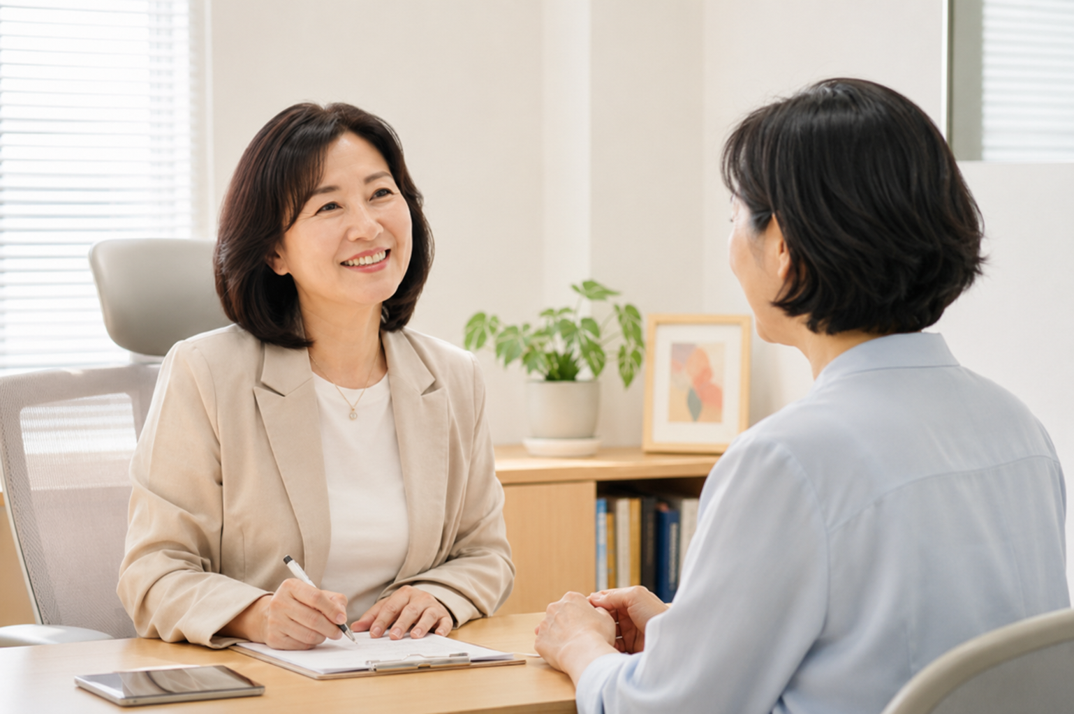 행복캠퍼스 대면상담 모습