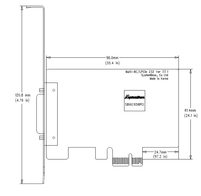 Multi-8C/LPCIe RS232