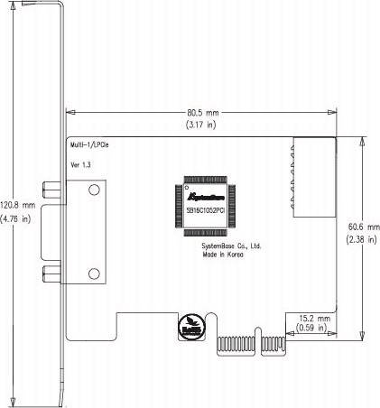 Multi-1/LPCIe RS232