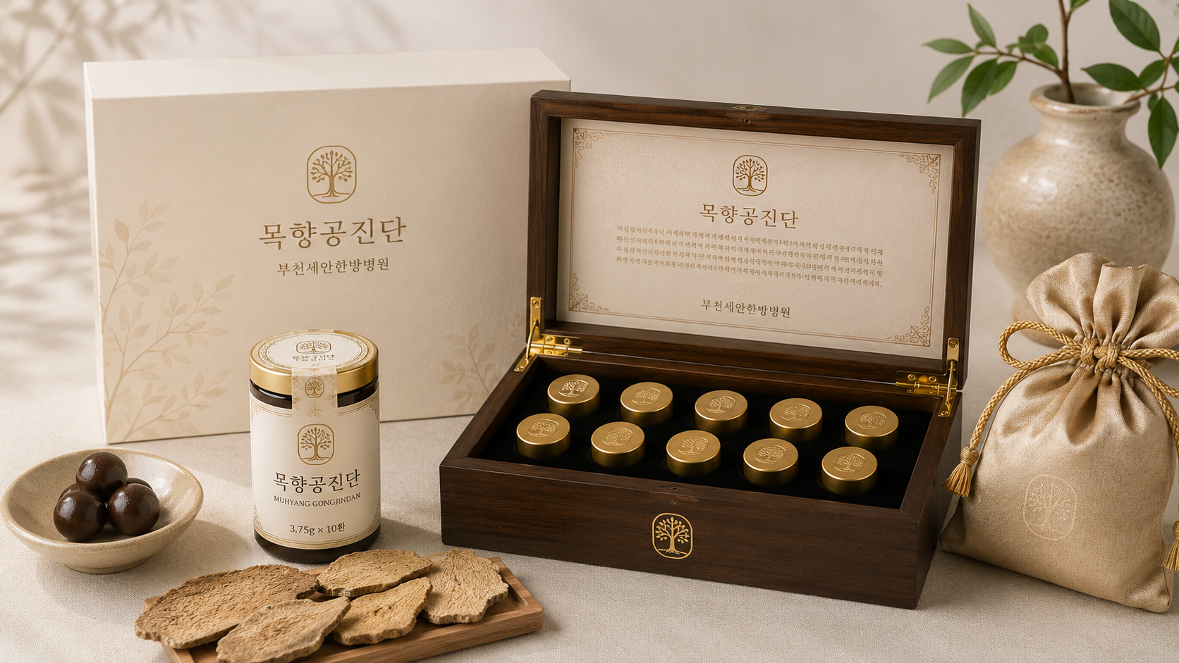 목향공진단