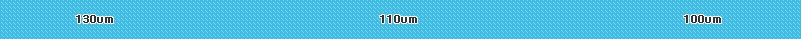 Bump Pitch 130um, 110um, 100um