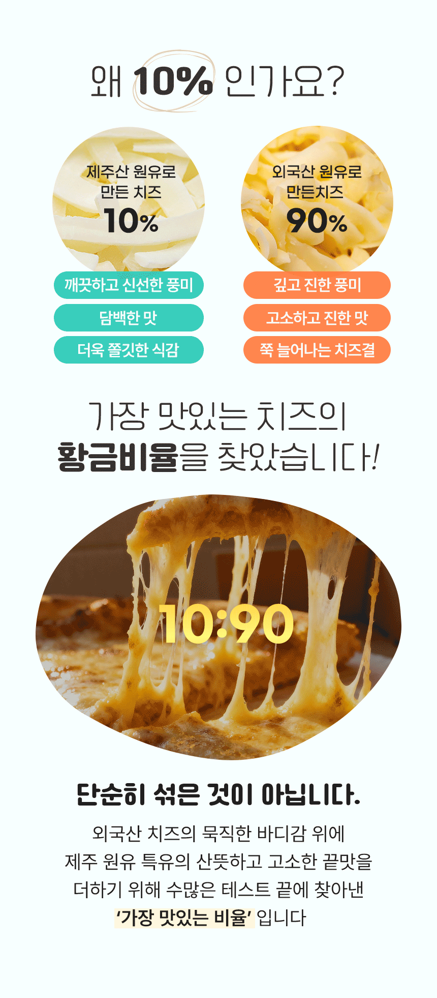 제주 담은 슈레드 피자치즈 미니 50g, 10개