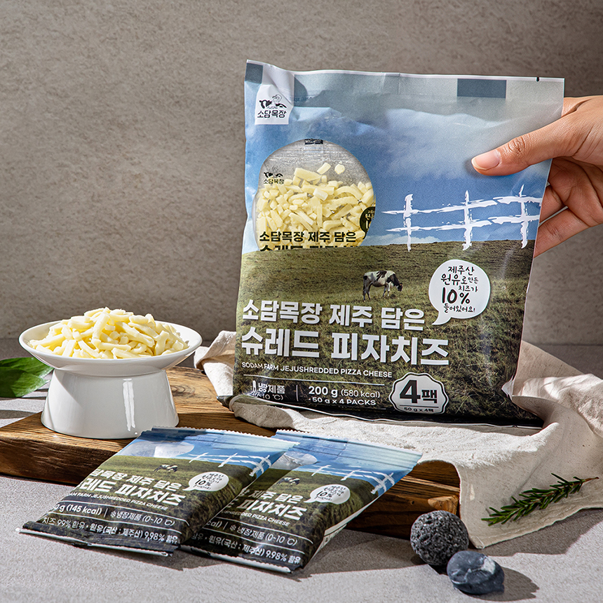 제주 담은 슈레드 피자치즈 200g (50g*4개입), 4개