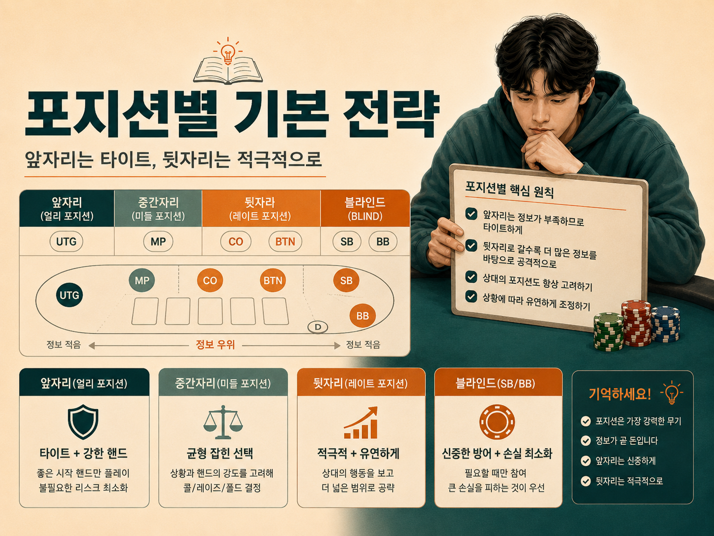 포지션별 기본 전략 설명 이미지