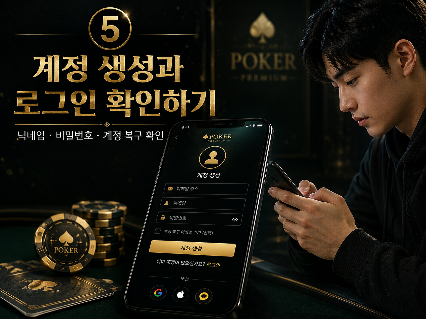 클럽지지-계정생성