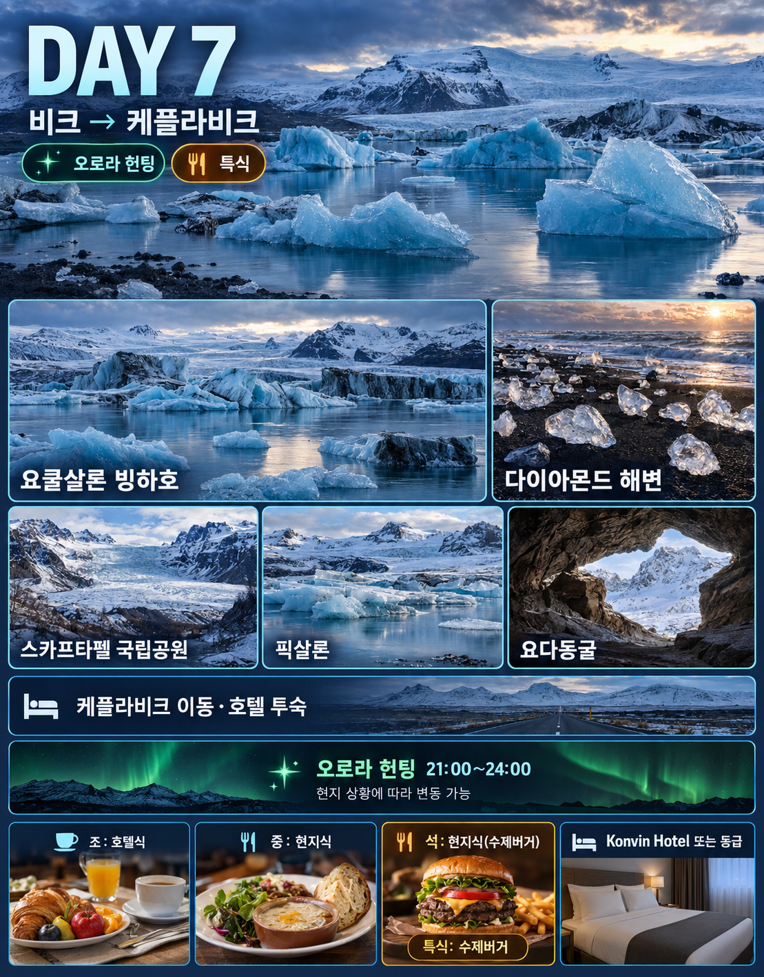 오로라의 나라, 아이슬란드 9일