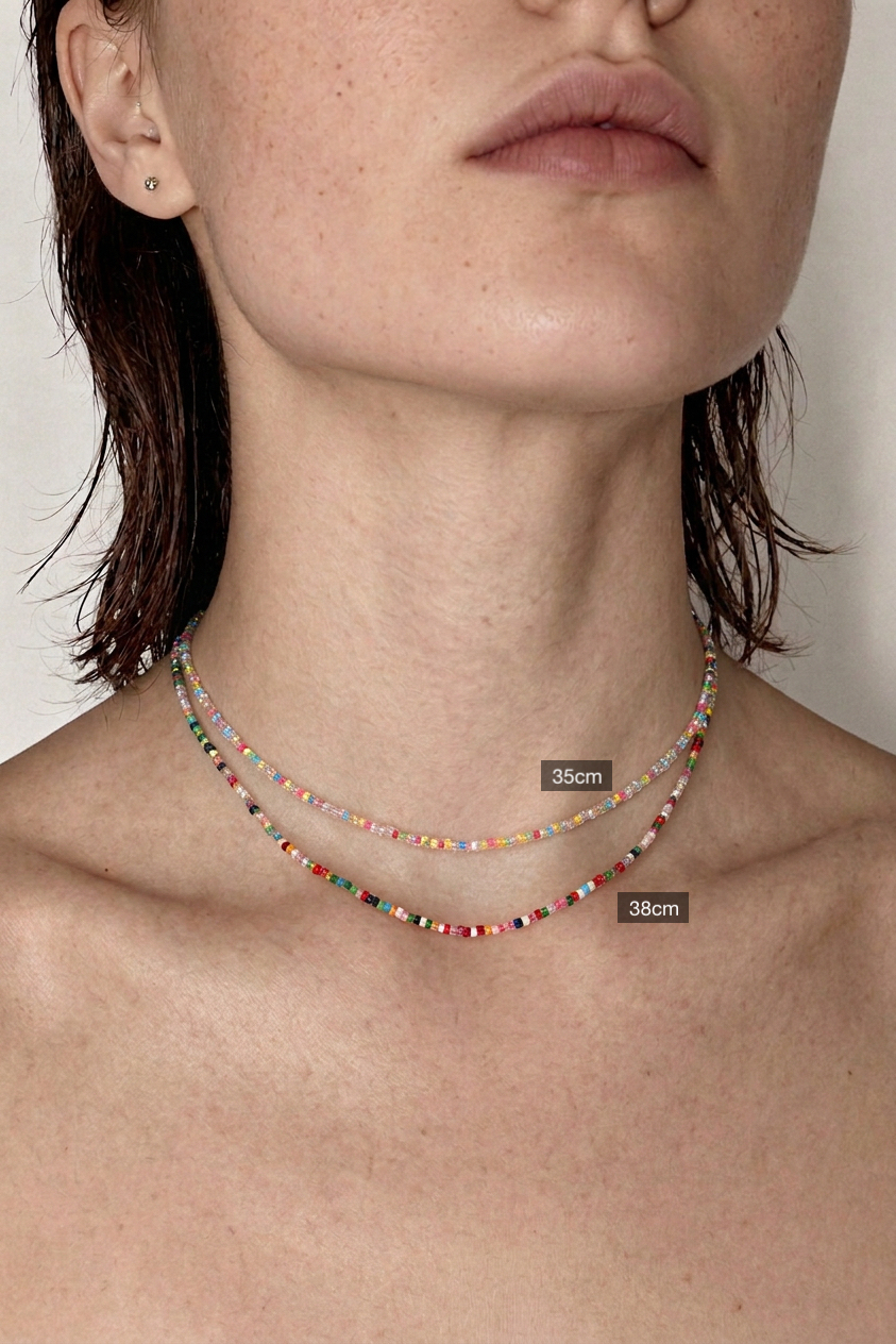 바이메이커 컬러 비즈 초커 목걸이 Instinct Beads Necklace