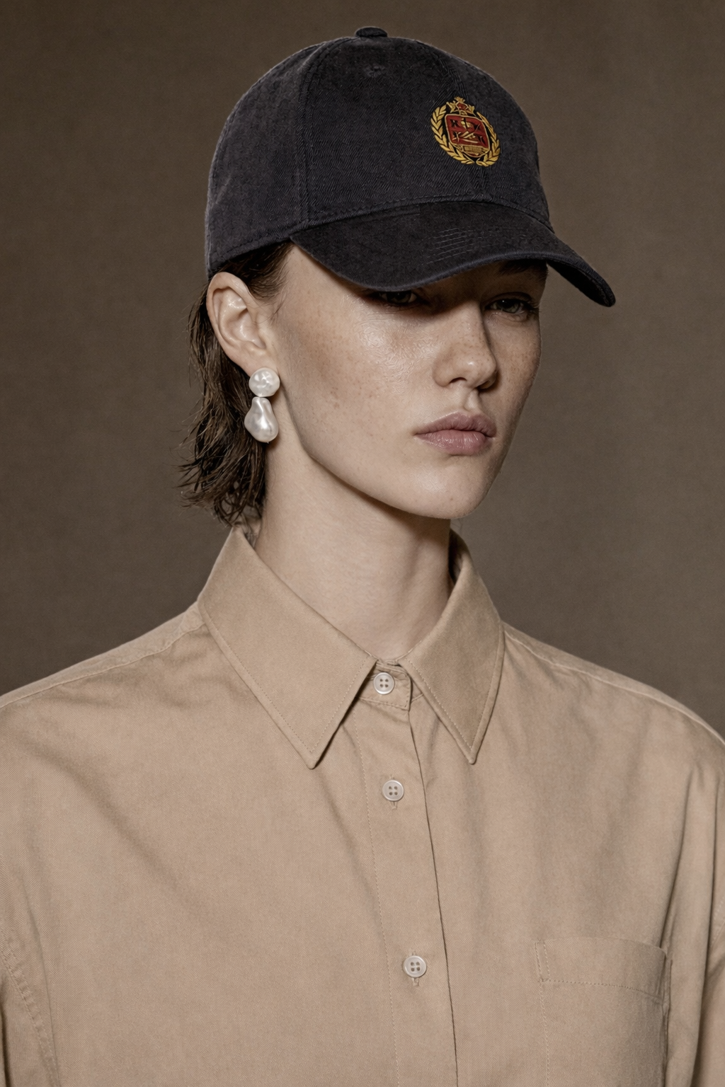 바이메이커 오블리크 펄 이어링 Oblique Pearl Earrings