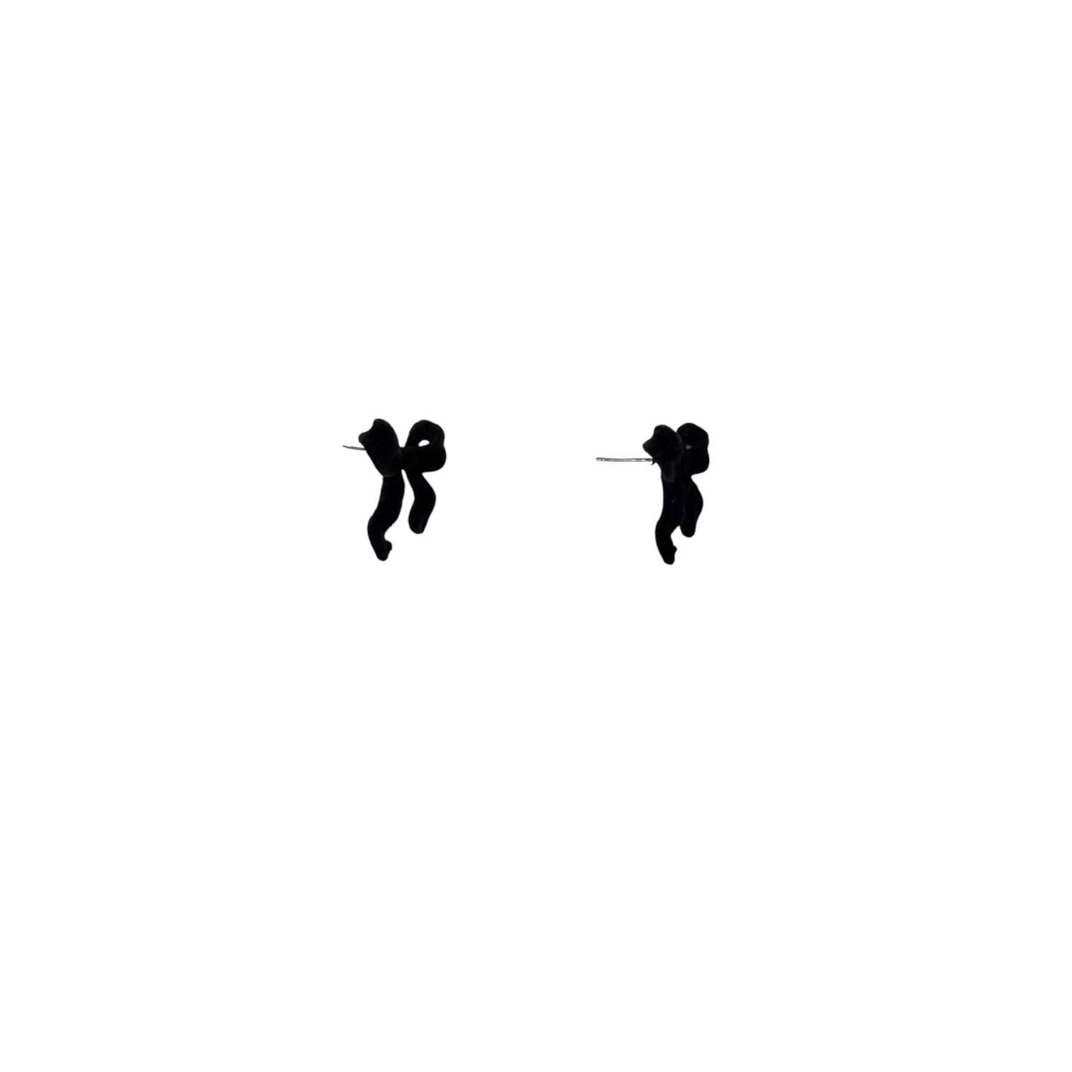 바이메이커_211E_B_15 BLACK RIBBON EARRINGS