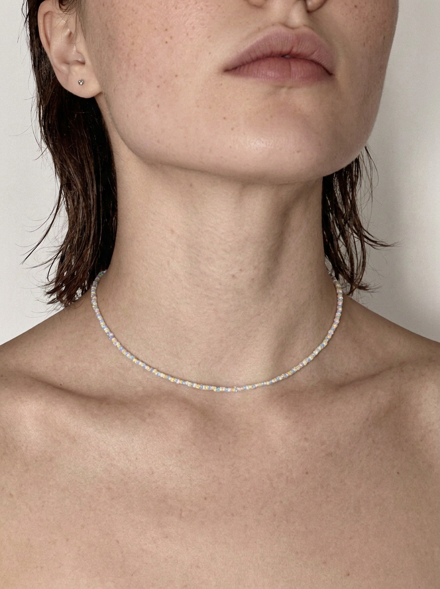 바이메이커 컬러 비즈 초커 목걸이 Instinct Beads Necklace