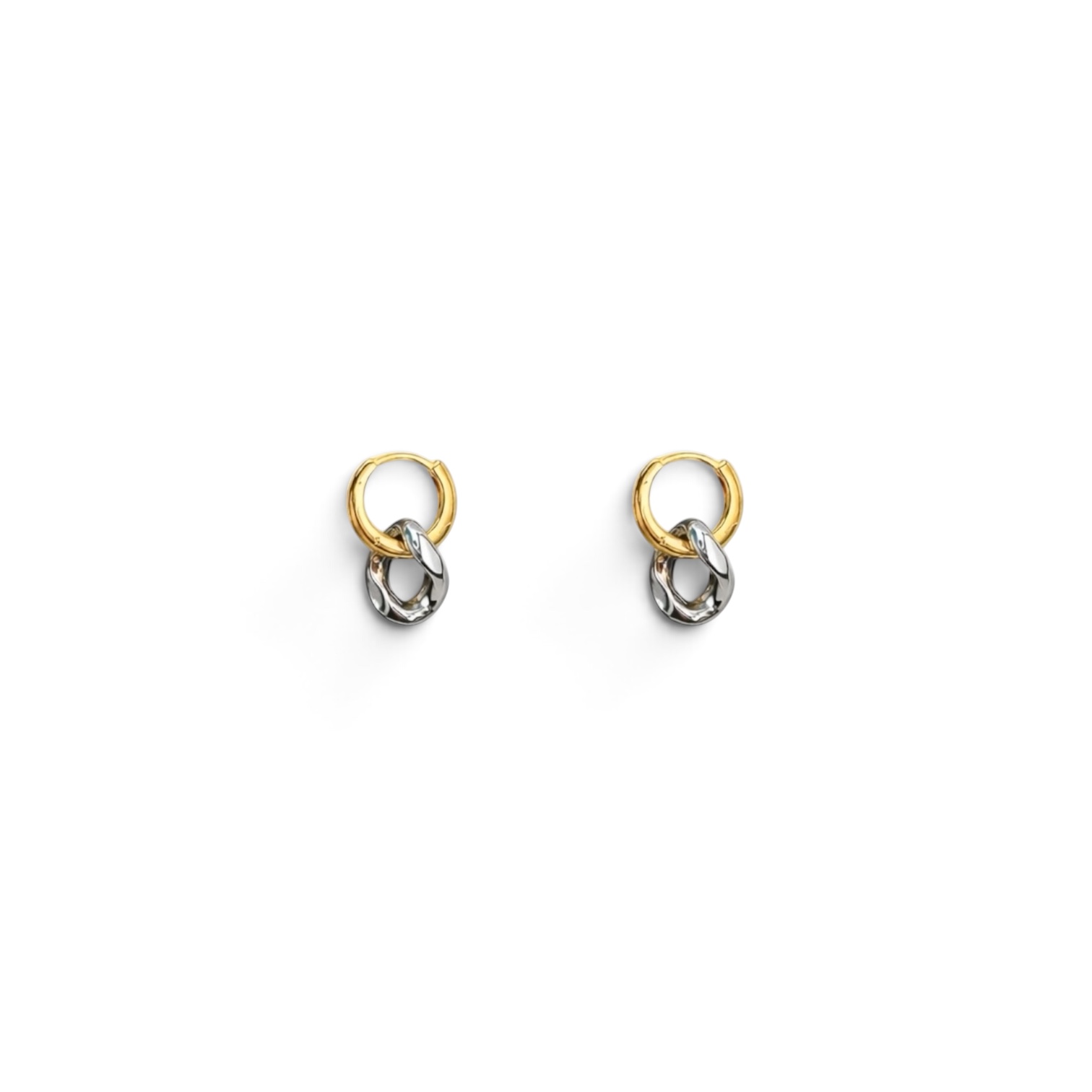 바이메이커 컨트라스트 링크 이어링 CONTRAST LINK EARRINGS