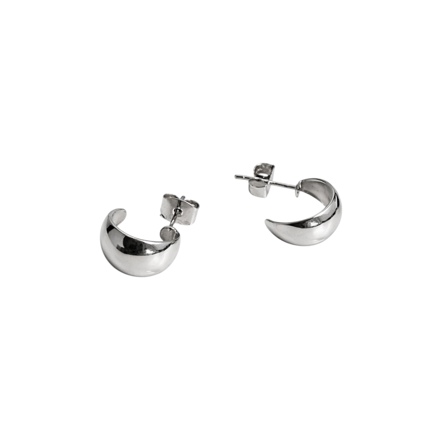 바이메이커 미니 볼드 하프링 이어링 Mini Bold Huggie Hoop Earrings