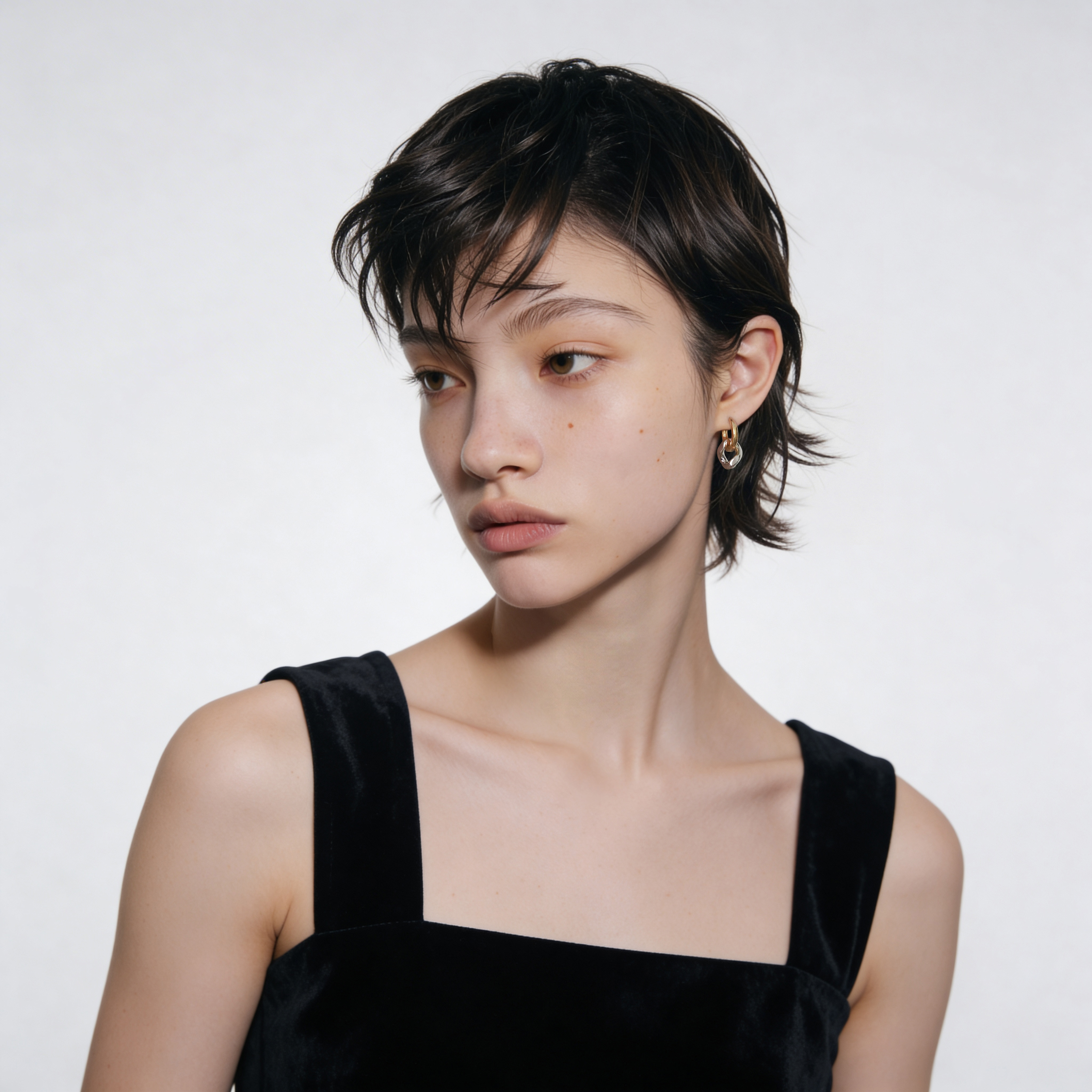 바이메이커 컨트라스트 링크 이어링 CONTRAST LINK EARRINGS