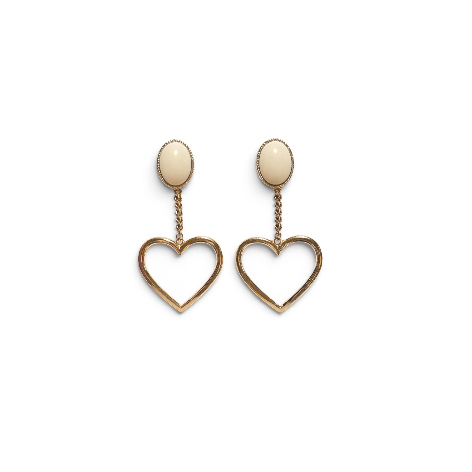 바이메이커 사일런트 하트 볼드 이어링 Silent Heart Bold Earrings
