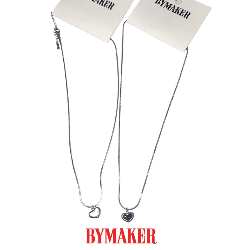 바이메이커 리버서블 하트 써지컬 목걸이 Reversible Heart Necklace