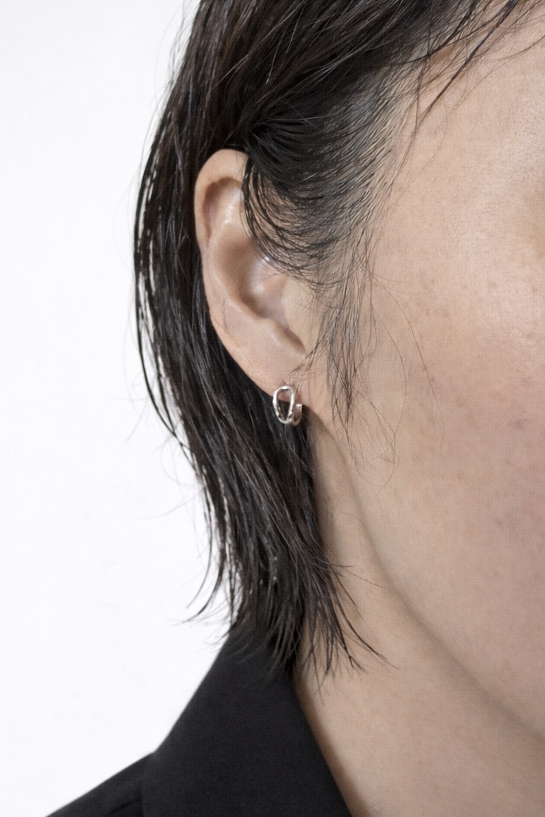바이메이커 플루이드 드롭 원터치 이어링 Fluid Drop One-touch Earrings