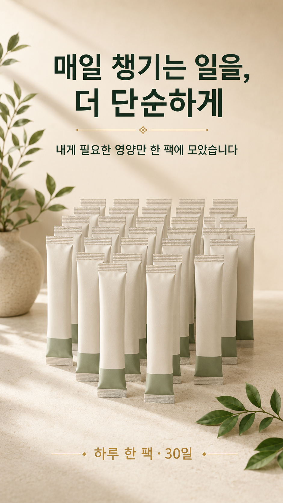 1분 설문 맞춤영양팩