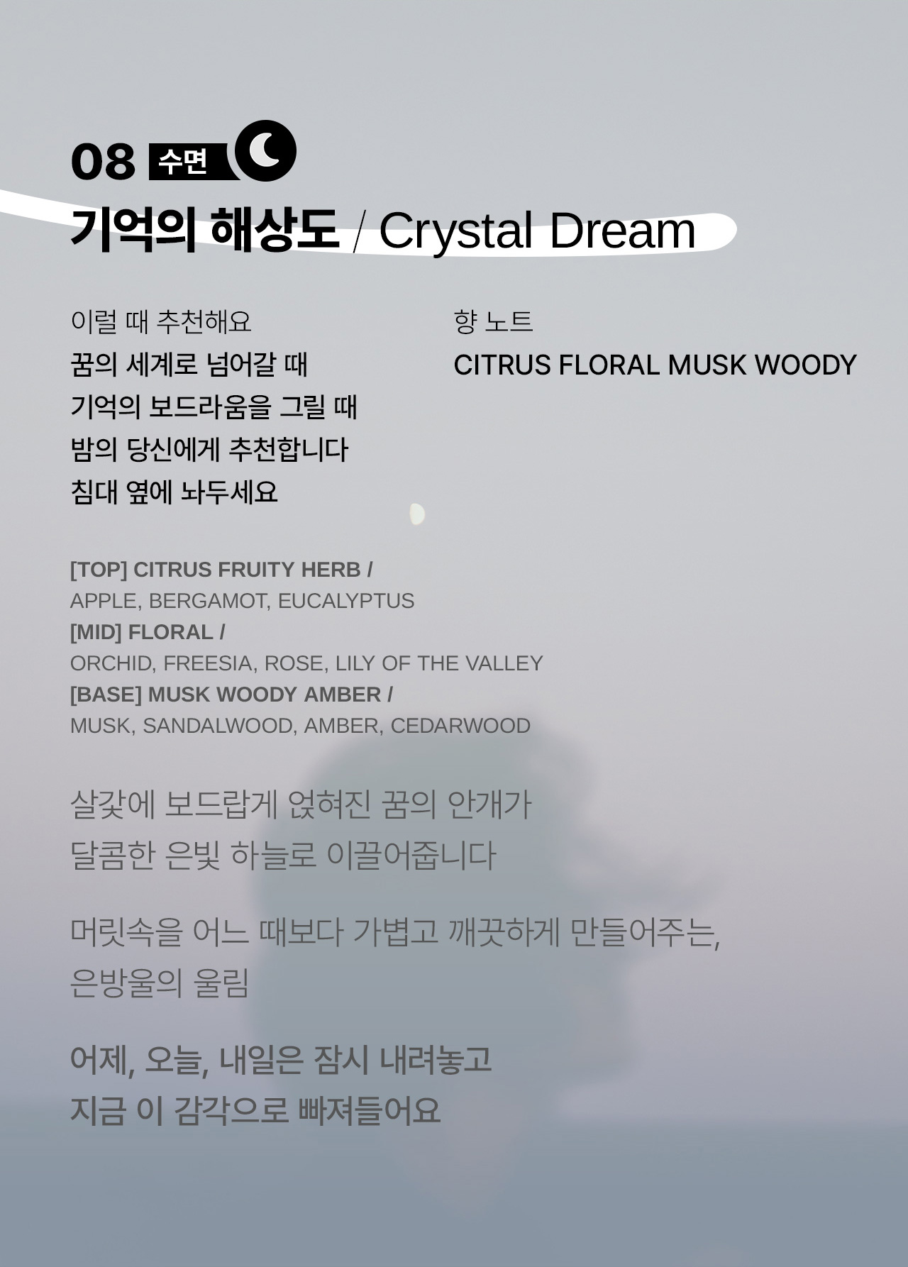 큐리안 리프레쉬 무드 미스트 8ml 디스커버리 세트 - 섬유향수 4종