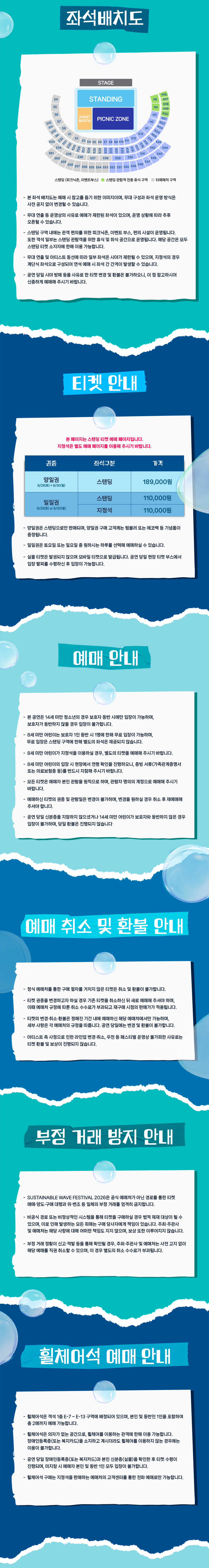 [7월 29일 스탠딩] Sustainable Wave Festival 서스테이너블 웨이브 페스티벌
