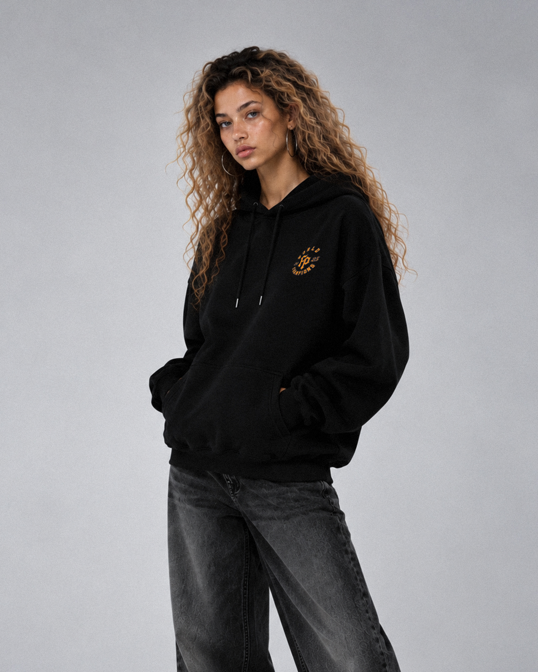 WORLD CHAMPION LOGO HODDIE ( BLACK )