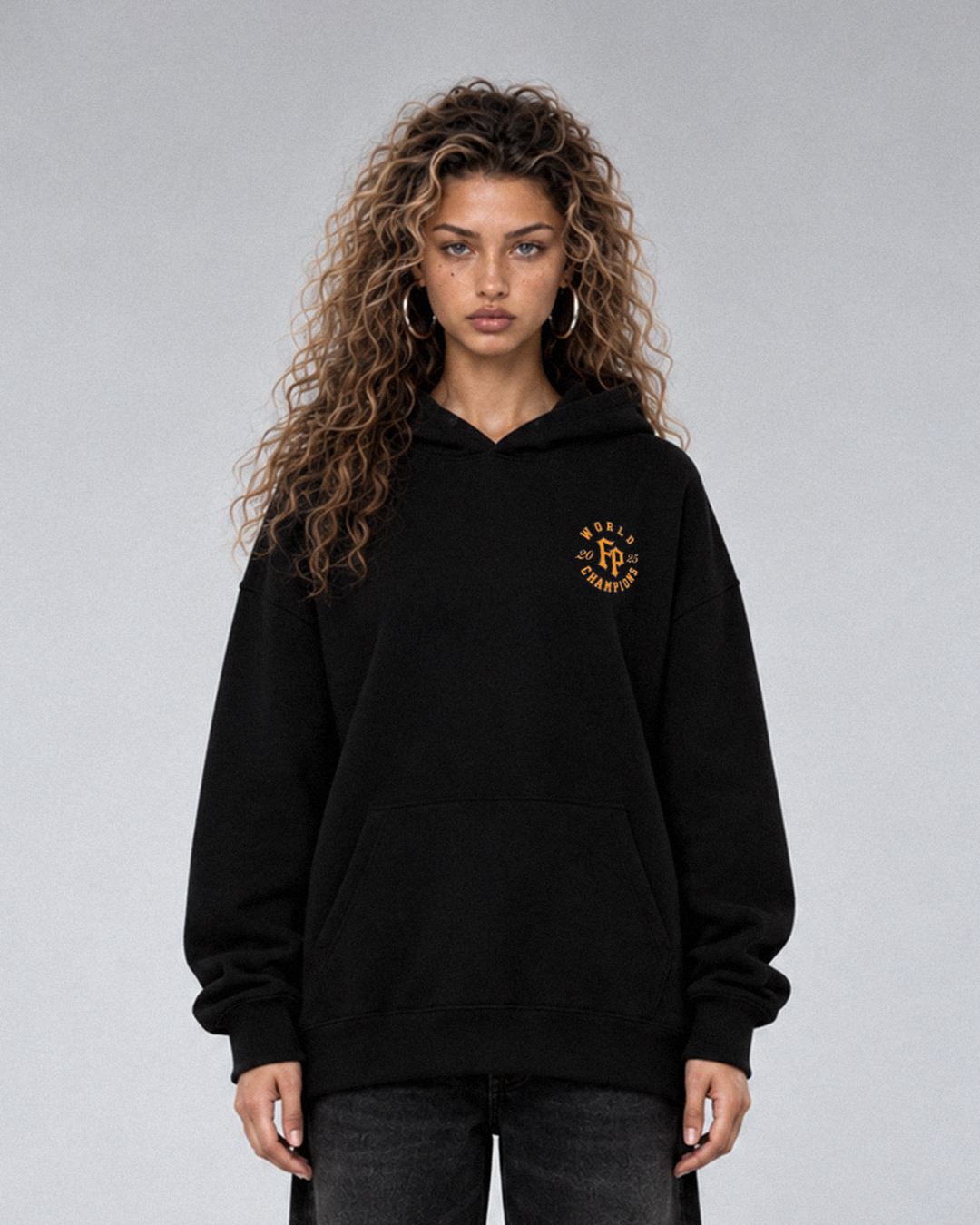 WORLD CHAMPION LOGO HODDIE / BLACK