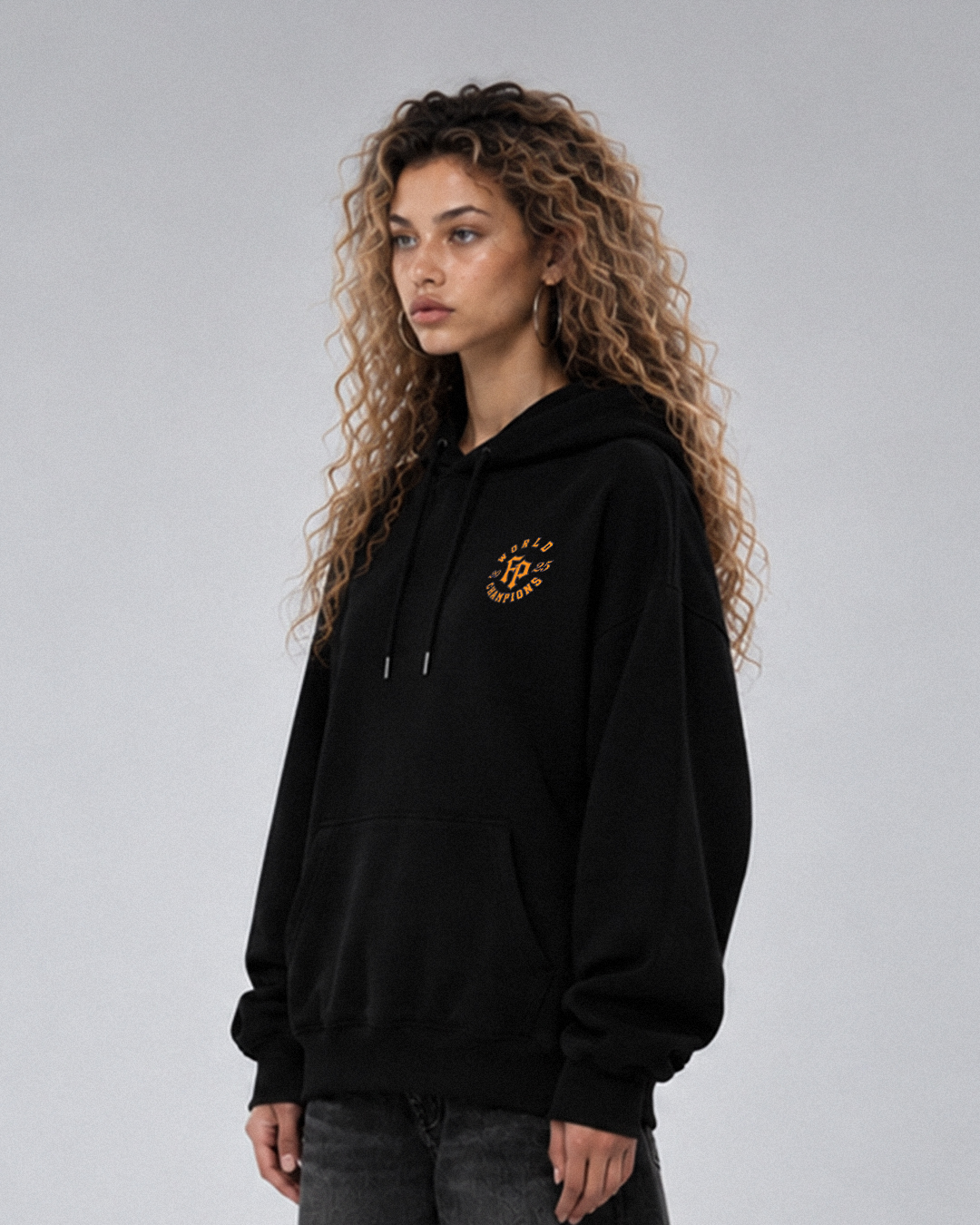 WORLD CHAMPION LOGO HODDIE ( BLACK )