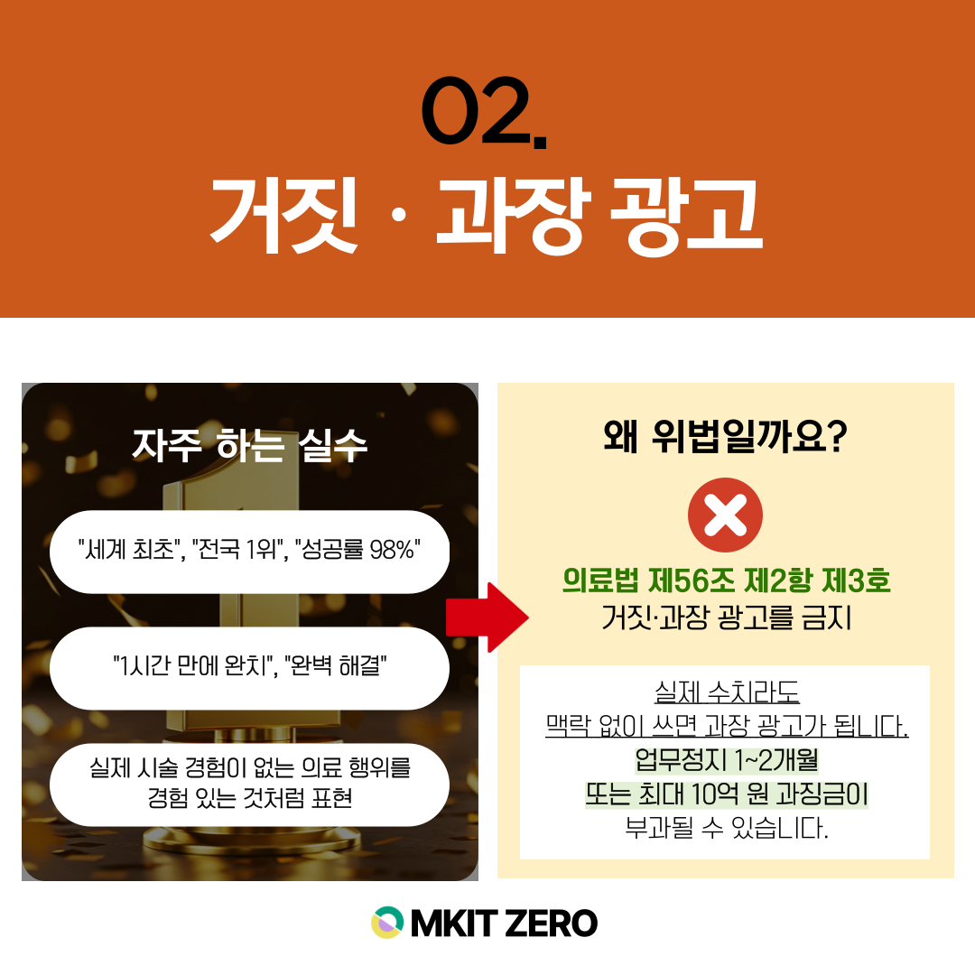 사례2 거짓,과장광고