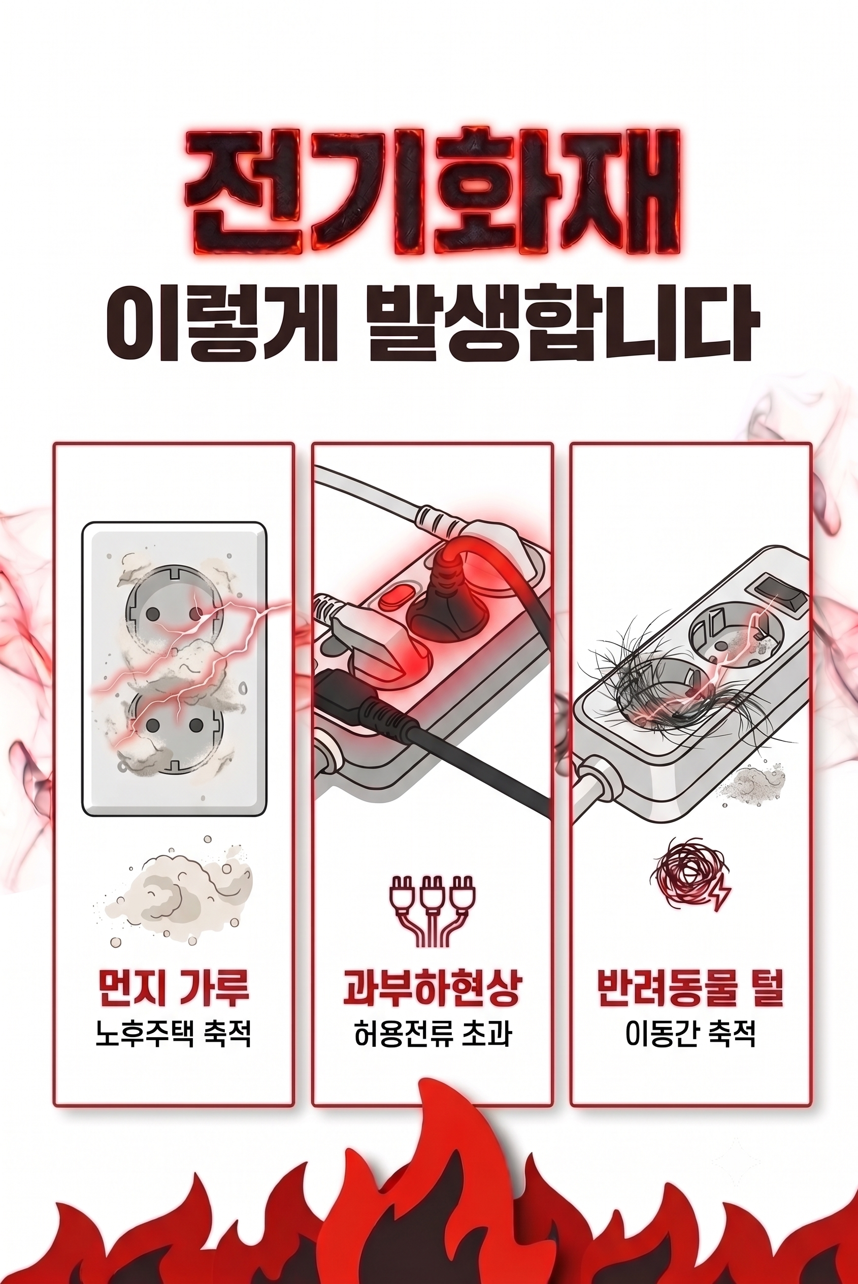 콘센트 화재 방지 스티커 쇼트패치 12개입