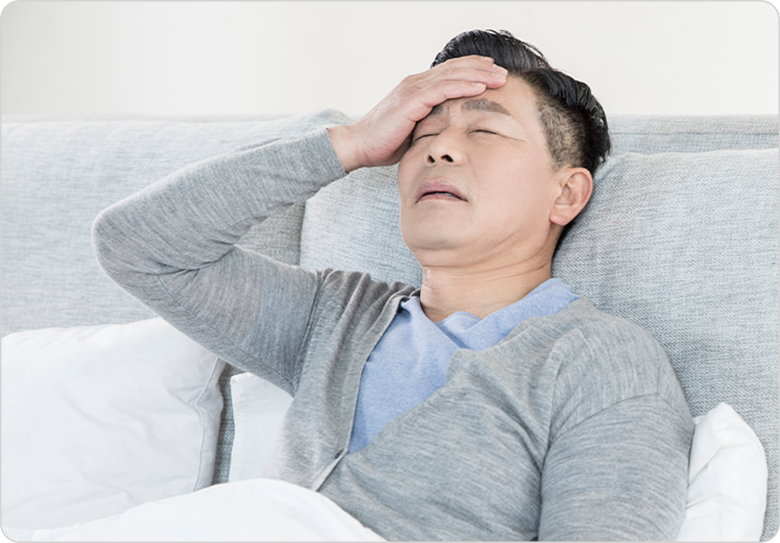 치핵 3기 - 손으로 밀어 넣어야 들어가는 상태
