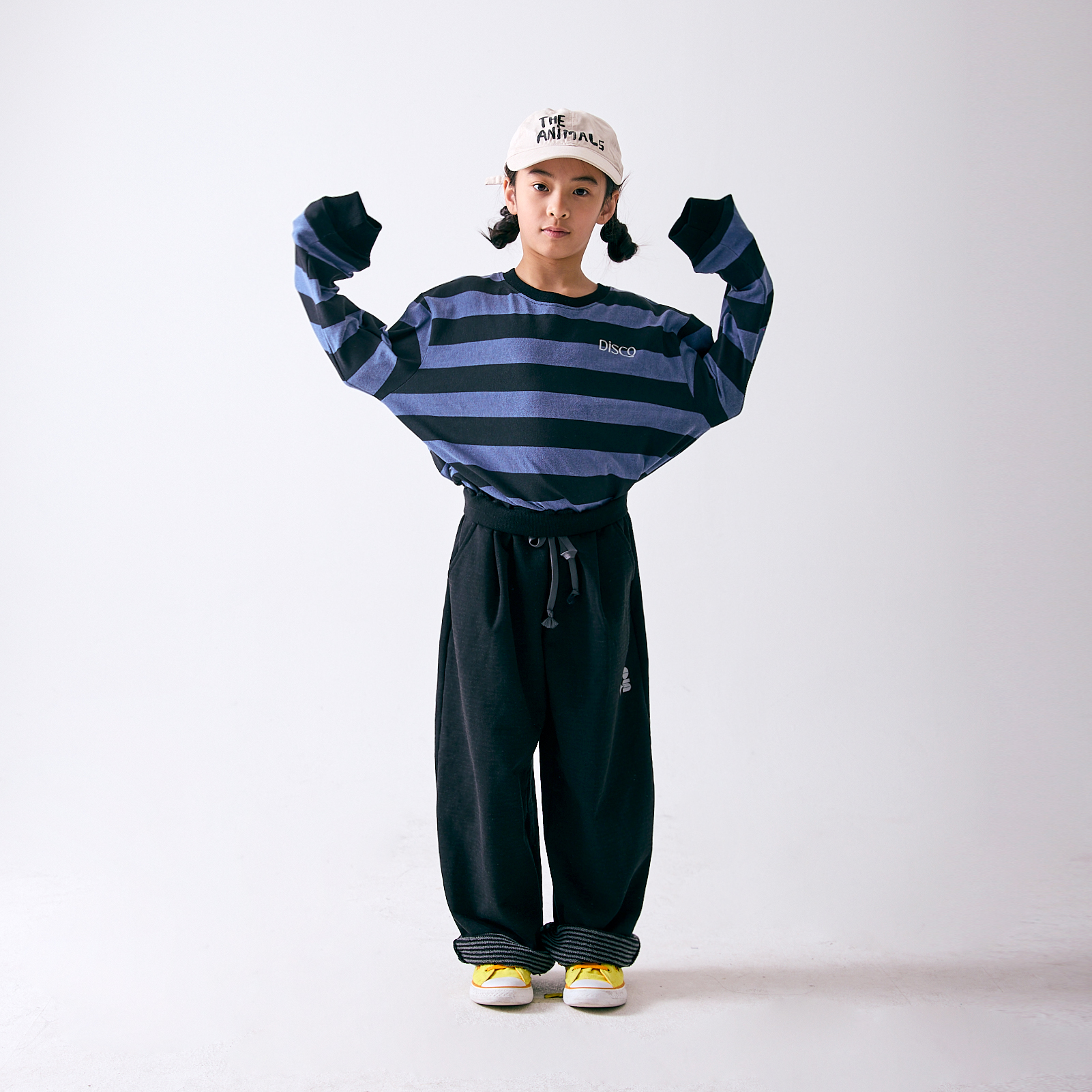 히든 스트라이프 팬츠