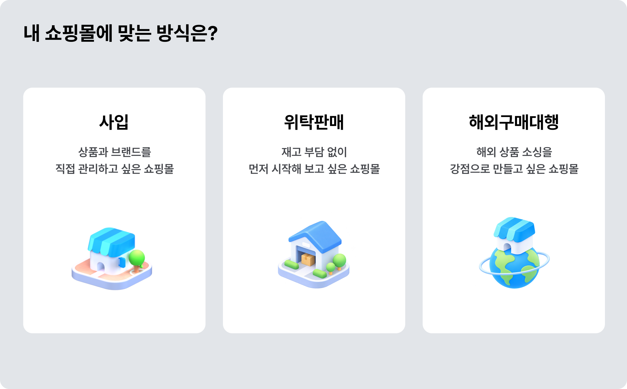 사입 vs 위탁판매 vs 해외구매대행, 내 쇼핑몰에 맞는 방식은? ©아임웹